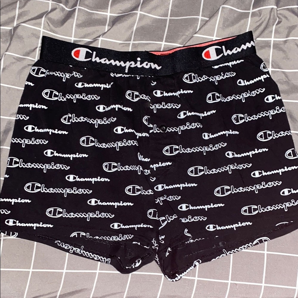 Champion Black Boxer Shorts